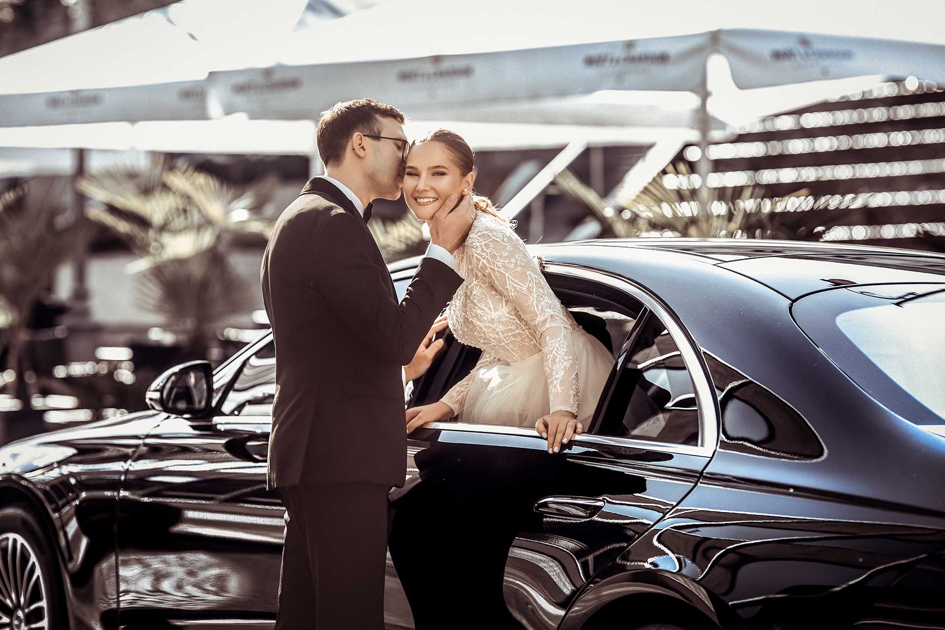 Luxury car rent for weddings