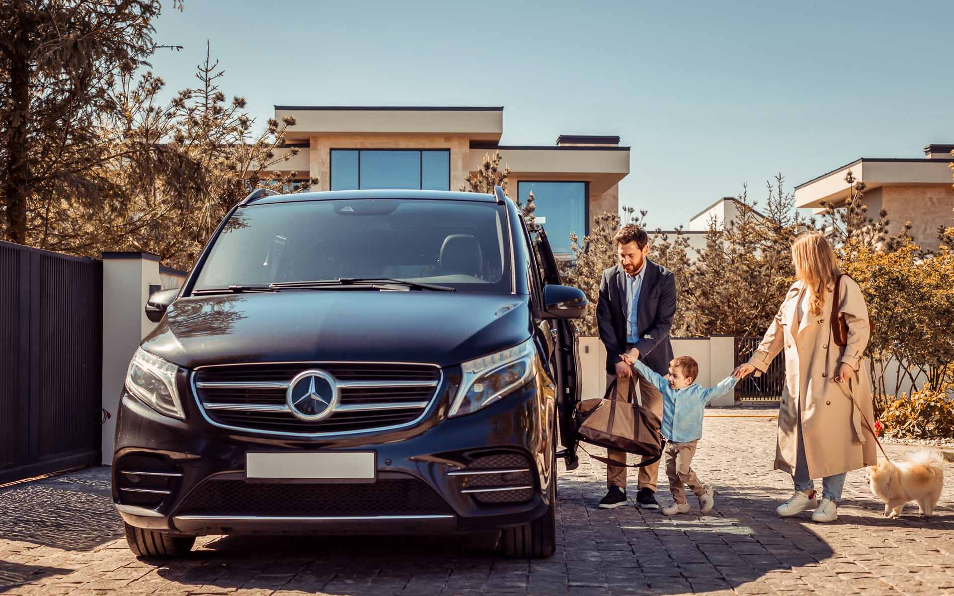 Family minivan rental in Lithuania