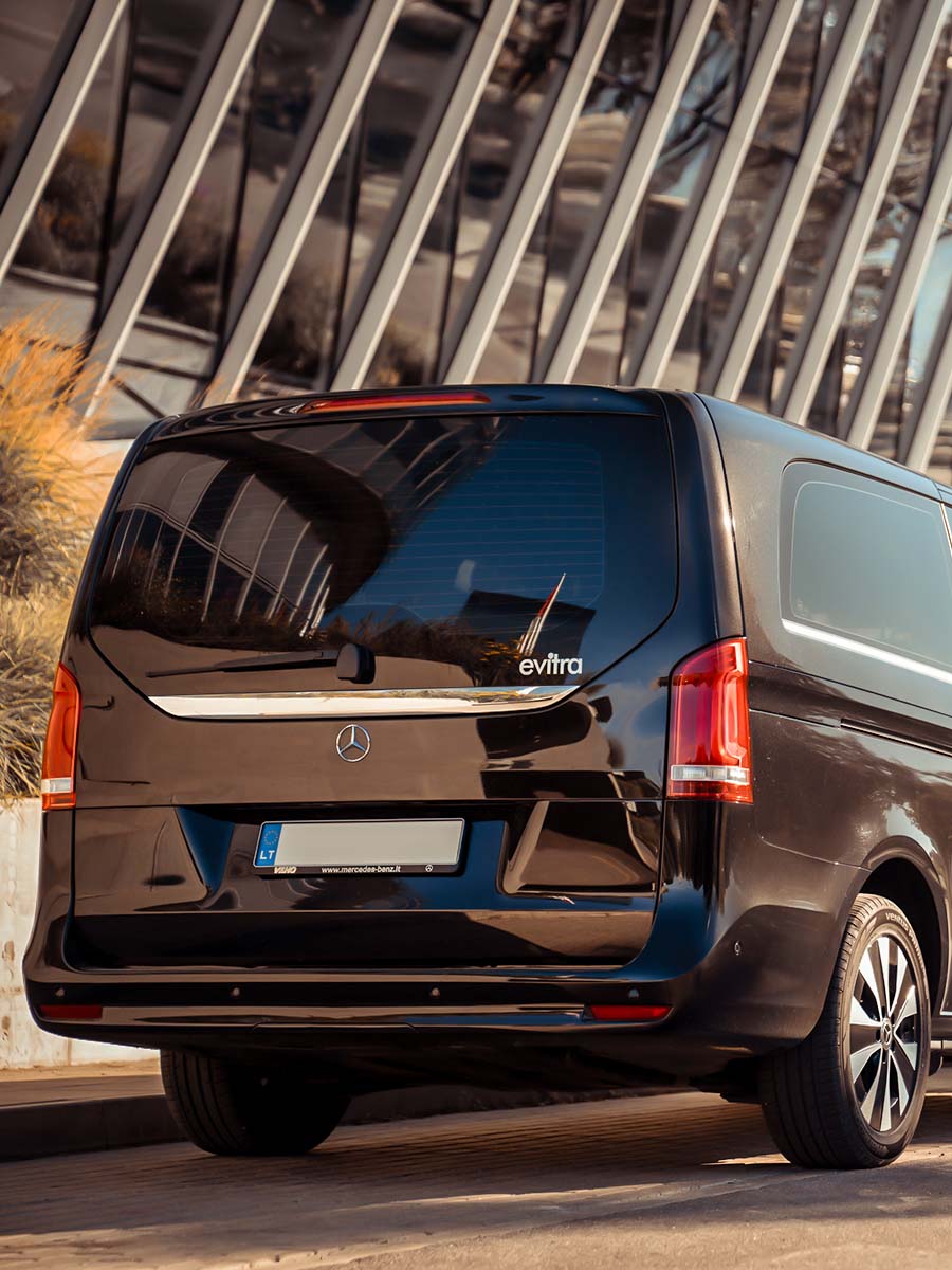Luxurious Mercedes-Benz minivan rent